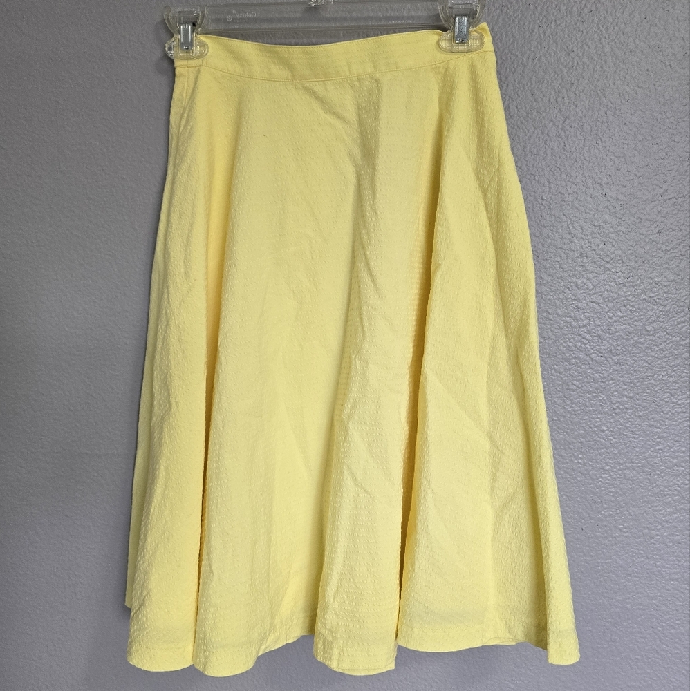 UNIQLO Yellow A-Line Women's Skirt/ XS